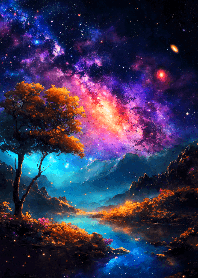 Wonderful starry sky