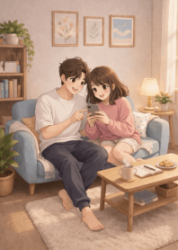 lovely couple in a cozy home 3_36
