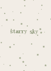 starry sky_beigegreen