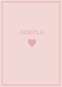 SIMPLE HEART -ivorypink-