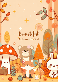 Beautiful forest in autumn