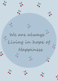 さくらんぼ / dusty blue