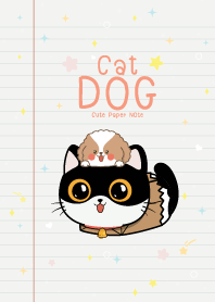 Cat&Dog Paper Note Sweet
