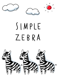 simple zebra.