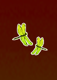 Green dragonfly icon