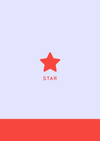 Lucky Star / Vivid Red&Pale Purple