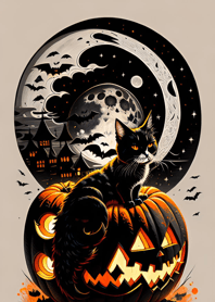 halloween cat 4592A7