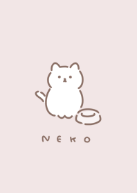 Standby Cat/pink white.