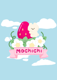 Mochichi bear with strawberry