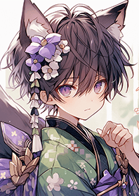紫花園の狐狸少年❤️
