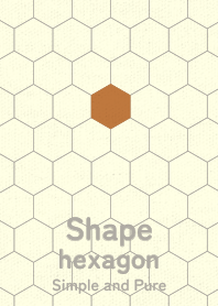 Shape hexagon Tan
