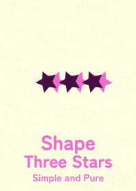 Shape Three Stars  shikon