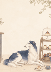 Indigo Borzoi Fig Pudding Shelf