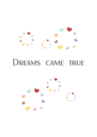 カラフルなロマンチックな愛