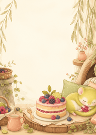 Lime Dormouse Berry Cake Willow