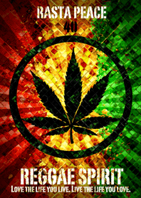 Rasta peace reggae spirit 5 Lucky 40