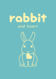 rabbit & heart usumizuiro