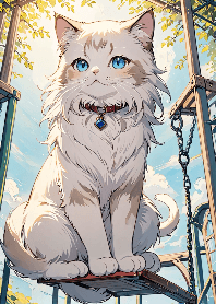 Healing Cats (Blue)