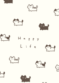 .แมว. yellow beige