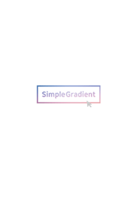simple gradient