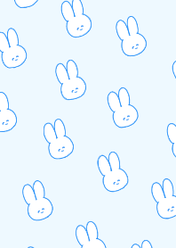 A lot of rabbits Blue