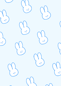 うさぎを量産ミニ♡青/ブルー/水色