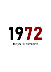 1972 the year of one's birth