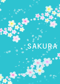 Beautiful SAKURA6 Emerald green