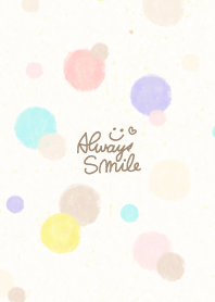 Watercolor dot Colorful8 from Japan