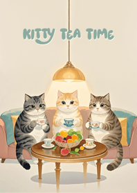 Kitty Tea Time