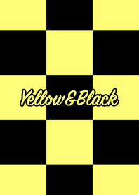 シンプル 黄色と黒 ロゴ無し No.5