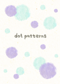 dot pattern27 - watercolor painting-