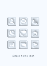 blue Simple plump icon 02_1