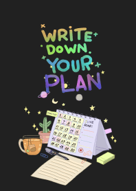 Write Down Your Plan