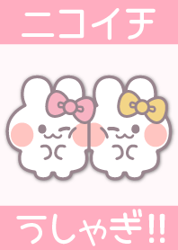 Nikoichi ushagi!!pink yellow[PK]