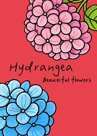 Plant hydrangeas!(Bright red)