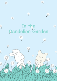 In the dandelion garden