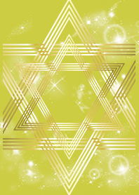 Black Yellow : Lucky Hexagram