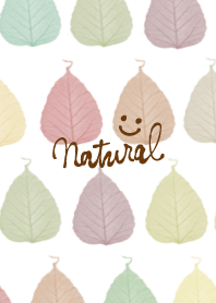 Natural smile - leaf-
