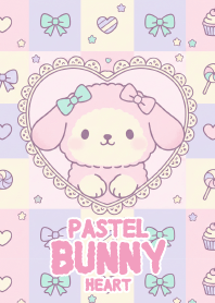 Pastel Bunny Heart