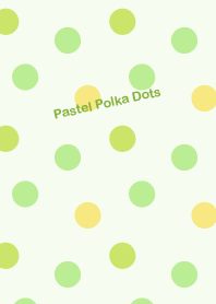 Pastel Polka Dots - Lemon