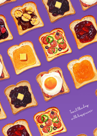 Delicious Toast -  Purple 01