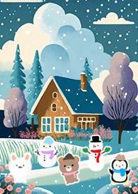 Kawaii scandinavian style(Winter-963)