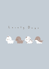 หมาตัวเล็ก. blue beige