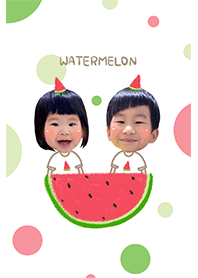 Watermelon Baby-Maruko and Momoko