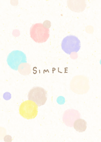 Watercolor dot Colorful from Japan