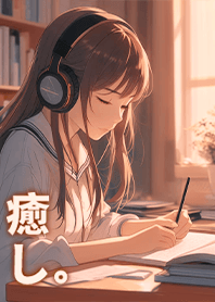 文藝生活-聽著音樂讀書的女孩2.1.1