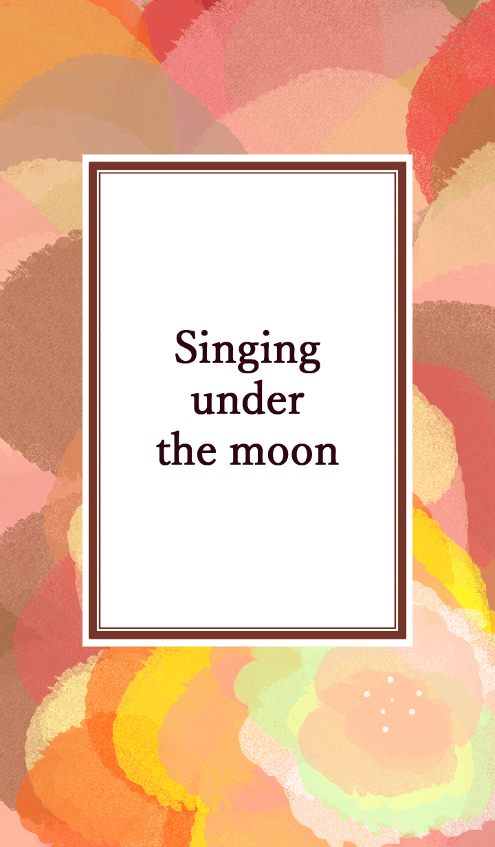 Singing under the moon 02 #illustration