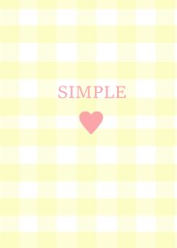 SIMPLE HEART //check peachyellow
