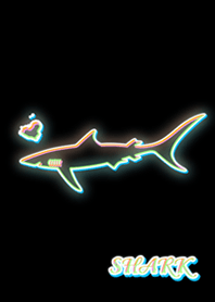 サメ Neon light